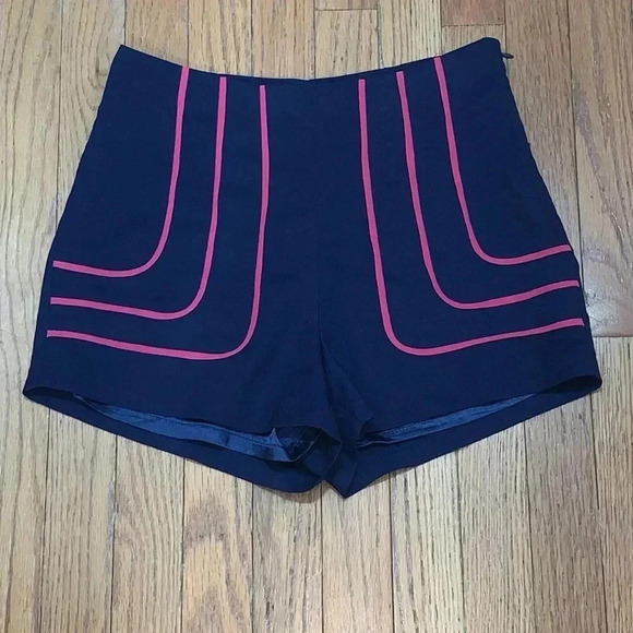 Women’s Altar’d State Shorts Size Small Navy & Pink EUC - Picture 1 of 6